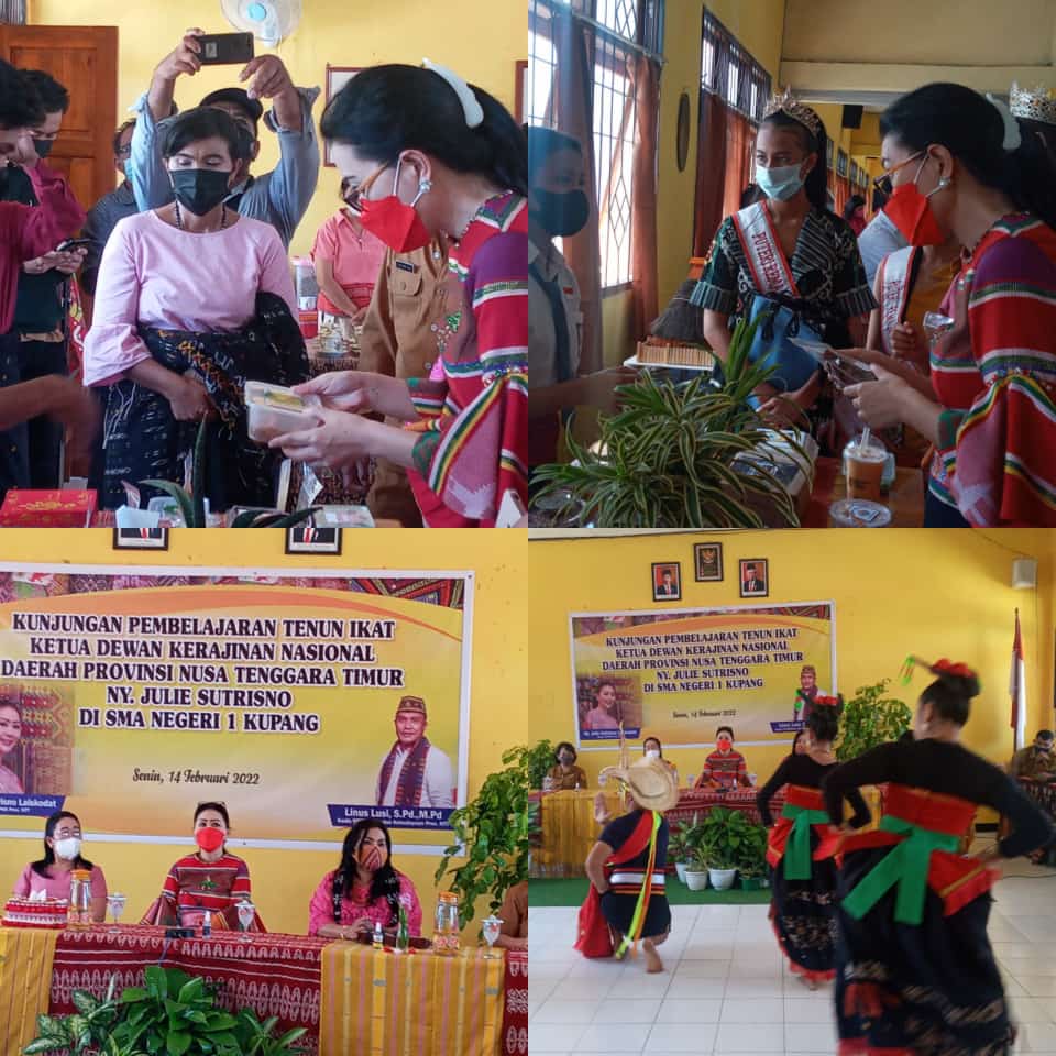Julie Sutrisno Bangga Leluhur NTT Mampu Lahirkan 737 Motif Tenun Ikat NTT 