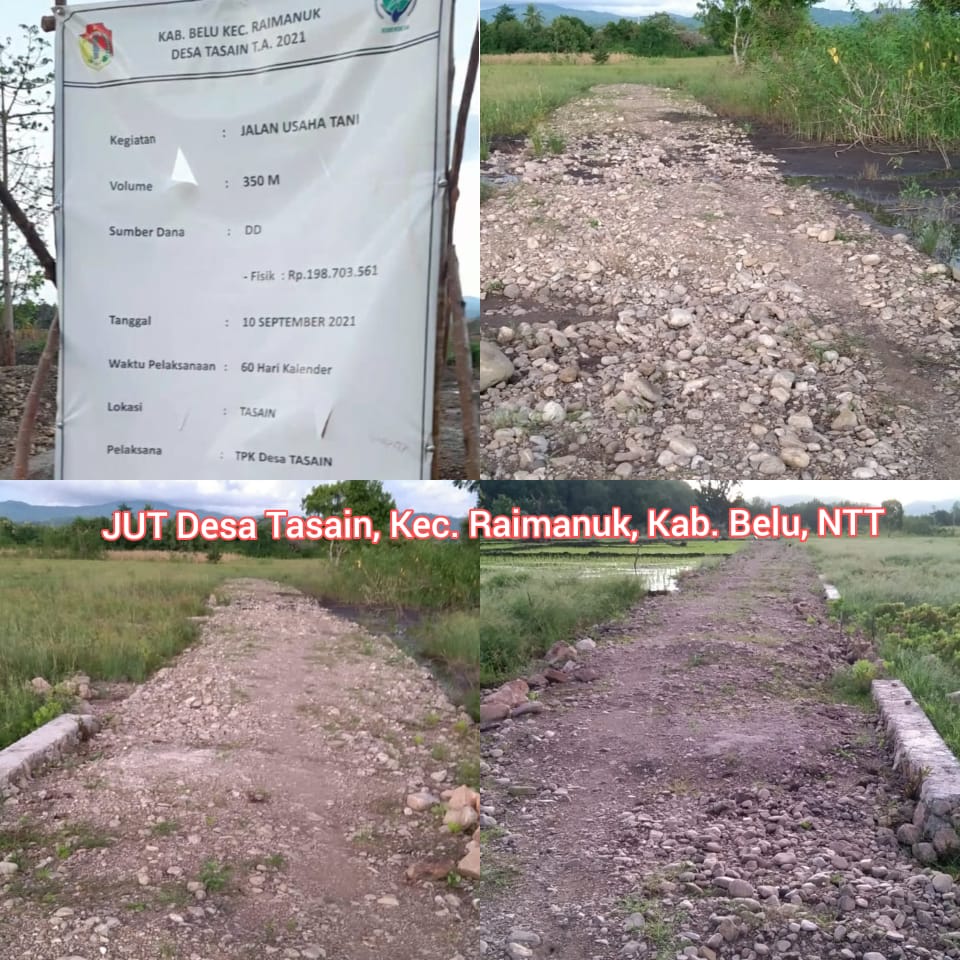 JUT Mangkrak Habiskan DD 140.7 Juta, Masyarakat Desa Tasain, Belu Mengeluh 