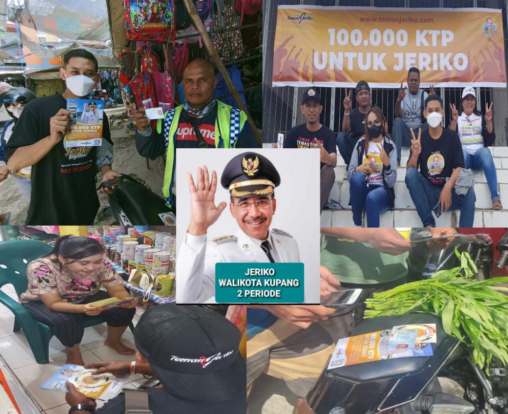 Banjir Dukungan KTP Dari Pedagang dan Pembeli Pasar Kasih, Dukung Jeriko Dua Periode 