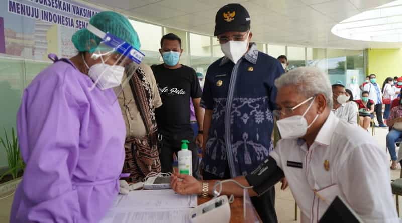 Pencanangan Vaksinasi C19 Tahap I di Kota Kupang